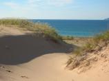 Dunes and Lake Michigan
